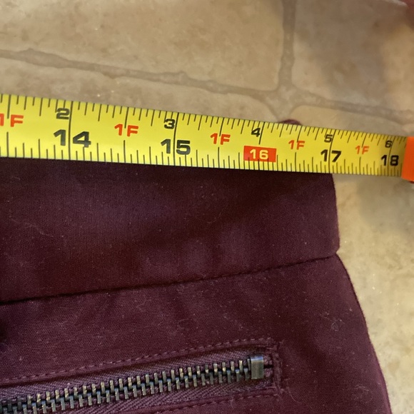 Dalia Collection Modern Fit Burgundy Women’s Dress Pants Size 10 - Picture 7 of 7